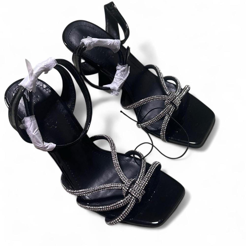 Charlotte Russe Elegant Black Strappy Women's Heels